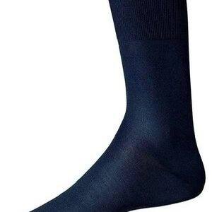 Meia Social Masculina Azul Marinho – Cano Médio