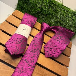 Gravata Floral Sakura Pink