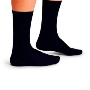 Meia Social Masculina Preta – 100% Algodão