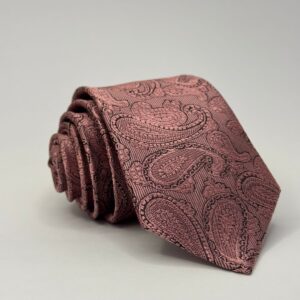 Gravata Kashimir Times Rosê Gold