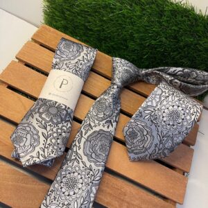 Gravata Floral Pessalli