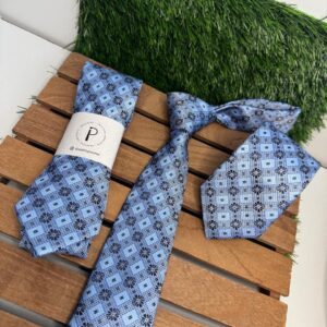 Gravata Floral Mercês – SemiSlim 7,0 cm