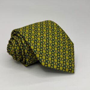 Gravata de Seda Luigi Amarela
