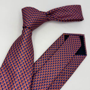 Gravata de Seda Paolo Laranja