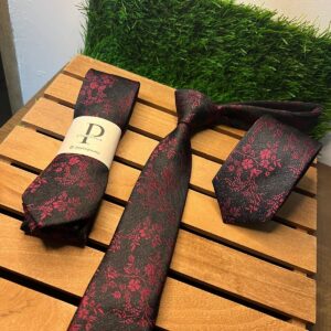 Gravata Floral Lobato