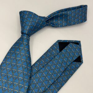 Gravata de Seda Salvatore Azul