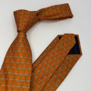 Gravata de Seda Salavatore Laranja