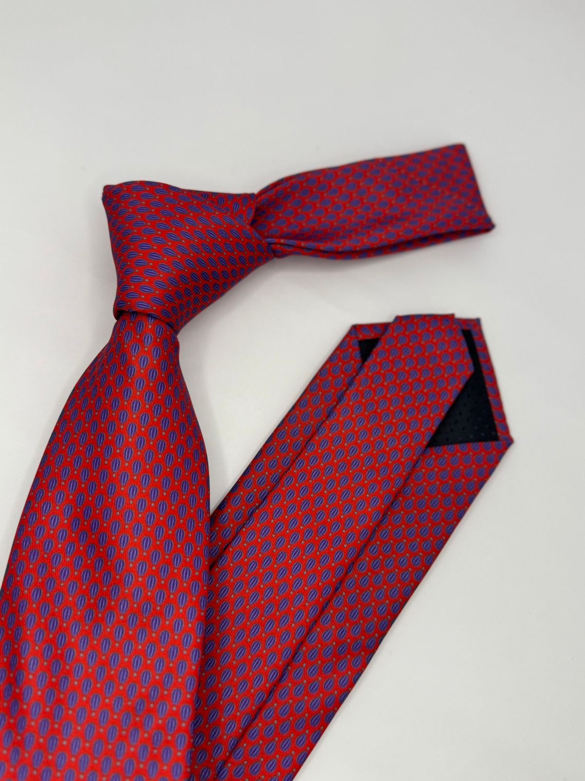 Gravata de Seda Paolo Vermelha - Imagem 2