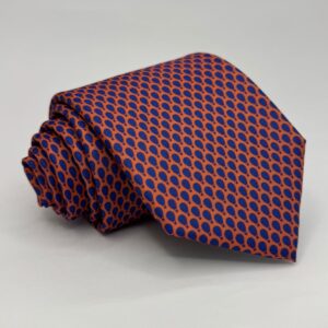 Gravata de Seda Paolo Laranja