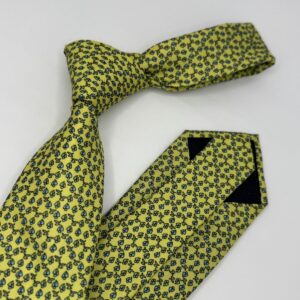 Gravata de Seda Giovanni Amarela