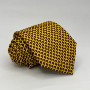 Gravata de Seda Paolo Amarela