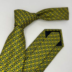 Gravata de Seda Luigi Amarela