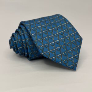 Gravata de Seda Salvatore Azul