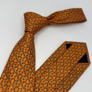 Gravata de Seda Giovanni Laranja