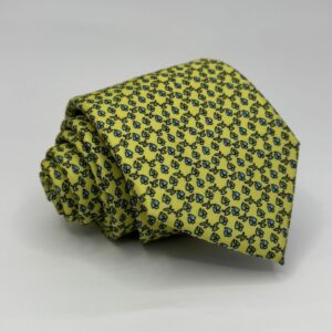 Gravata de Seda Giovanni Amarela