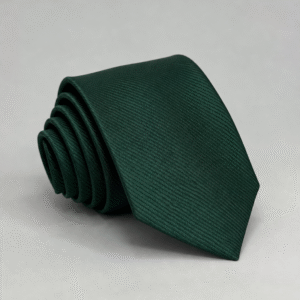 Gravata Verde Escura Lisa