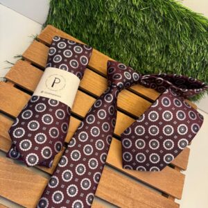 Gravata Floral Roma – SemiSlim 7,0 cm