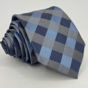 Gravata Xadrez Alcantud – SemiSlim de 7,0 cm